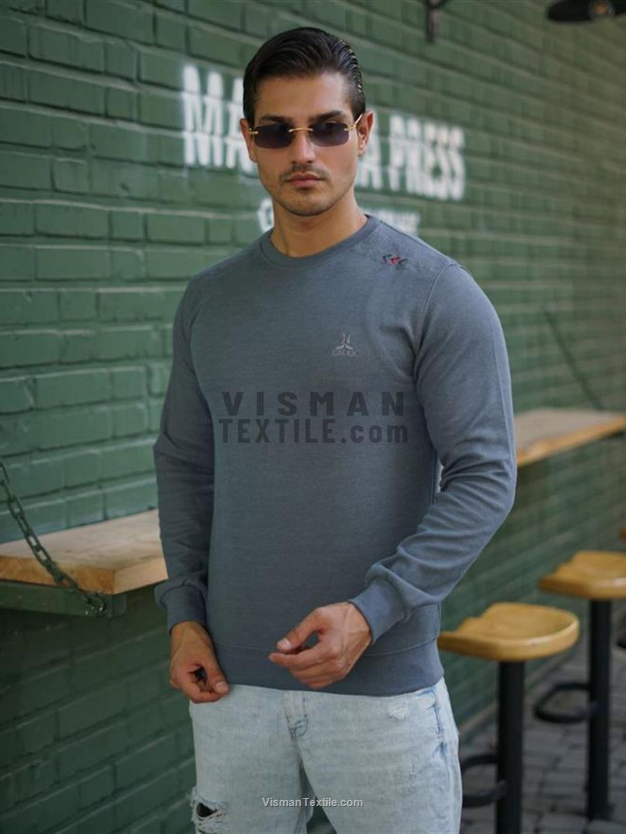 بلوز اسپرت کبریتی یقه گرد سرشونه