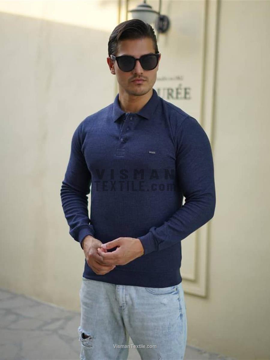 یقه دار سه دکمه اسپرت کبریتی